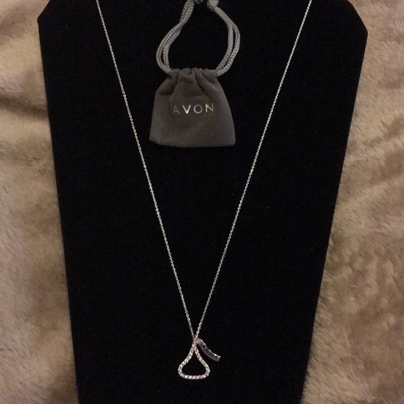 Avon Sterling Silver Hershey’s Kisses Necklace - Picture 3 of 4